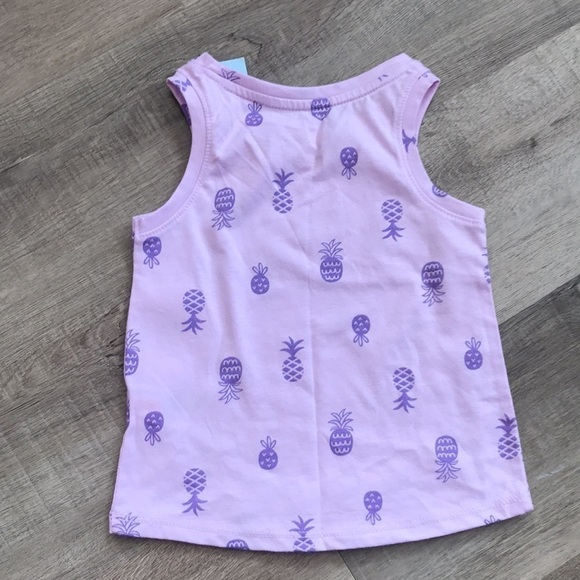 4/$25 cat & Jack tank top purple pineapples 12 month - Picture 4 of 4